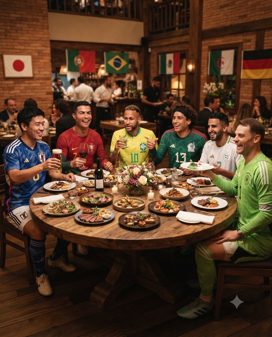 samurai_sbcom's tweet photo. 今大会で引退を発表した選手

🇯🇵遠藤航
🇵🇹クリスティアーノ・ロナウド
🇧🇷ネイマール
🇲🇽オチョア
🇩🇿マフレズ
🇩🇪ノイアー

レジェンド達が引退。
一時代の終わり。 https://t.co/Cwl11QEAsg