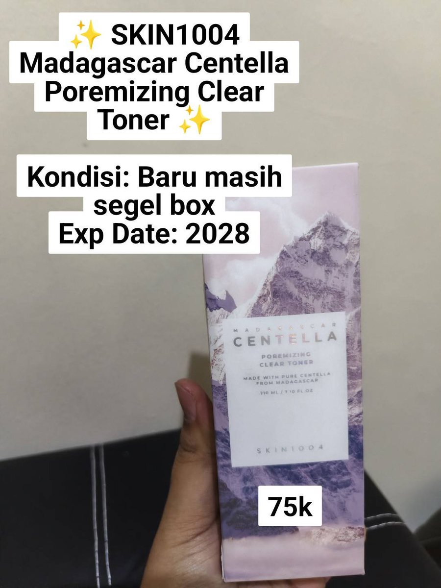 jaeminunna's tweet photo. WTS / WANT TO SELL

- SKIN1004 Madagascar Centella Poremizing Clear Toner; Centella Hyalu-Cica Water-Fit Sun Serum
- Sepatu uk 39 (24.5); uk 40 (24.5)
- Parfum Saff &amp; Co. — Remedia Amoris

📍 jaksel, bisa co shopee
🍊 splitpay, harga excl packing &amp; admin shopee
[!!!] mt after dm https://t.co/FgETgCMCEZ