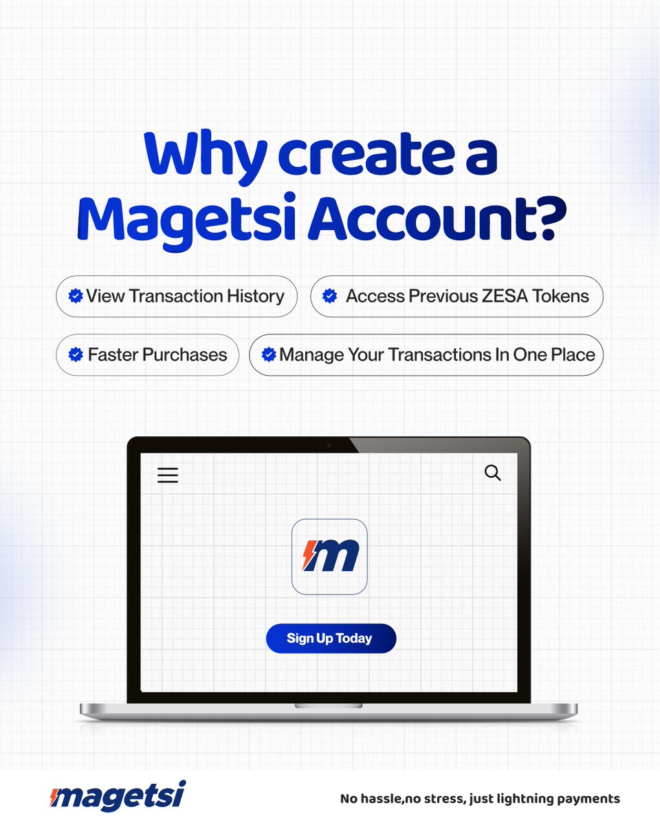 Magetsi_ZW's tweet photo. Sign up at https://t.co/GiTcdHRcF2 and stand a chance to win as we celebrate the new & faster Magetsi!
$500 worth of Magetsi VOUCHERS to 29 lucky winners! ⚡
#SignUpAndWin #Magetsi #WinWithMagetsi #DigitalPayments #Zimbabwe https://t.co/ZGIzoaaO5v