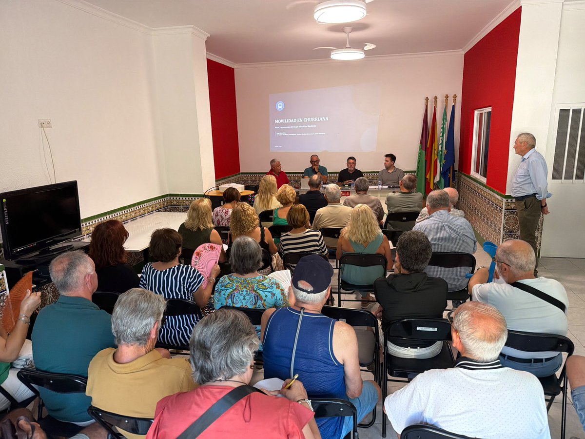jorgequer's tweet photo. 🌹 Nuestras propuestas de #movilidad a las personas de Churriana un @PSOEaytoMalaga @PSOEmalaga que escucha y llena la #casadelPueblo  🚇 Metro 🚌 EMT reordenada🌙 La línea nocturna🛣️ El Acceso Sur ✈️ @salvadorchurri 
Basta ya. Los churrianeros no es de segunda. @JoseleAguilar https://t.co/WO2M5HwidY
