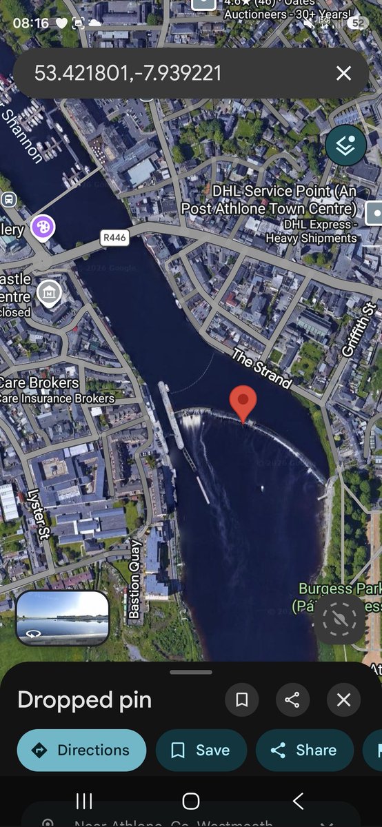 mylastsatoshi's tweet photo. View from east bank toward Athlone castle which sits firmly on west or left bank of the river. The flow is strong at this point.  Endless possibilities.
#Westmeath #Athlone #Roscommon #Ireland 
#HiddenHeartlands https://t.co/HpF6GfzmD2