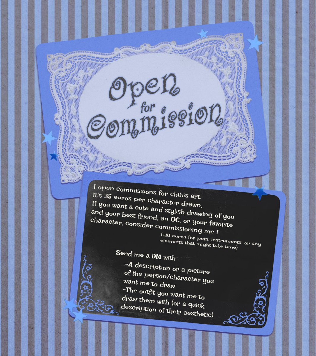 _pumpurin's tweet photo. I’M OPEN FOR COMMISSION ⋆˚࿔

every details below ⤵︎ https://t.co/Ivd2yWHfld