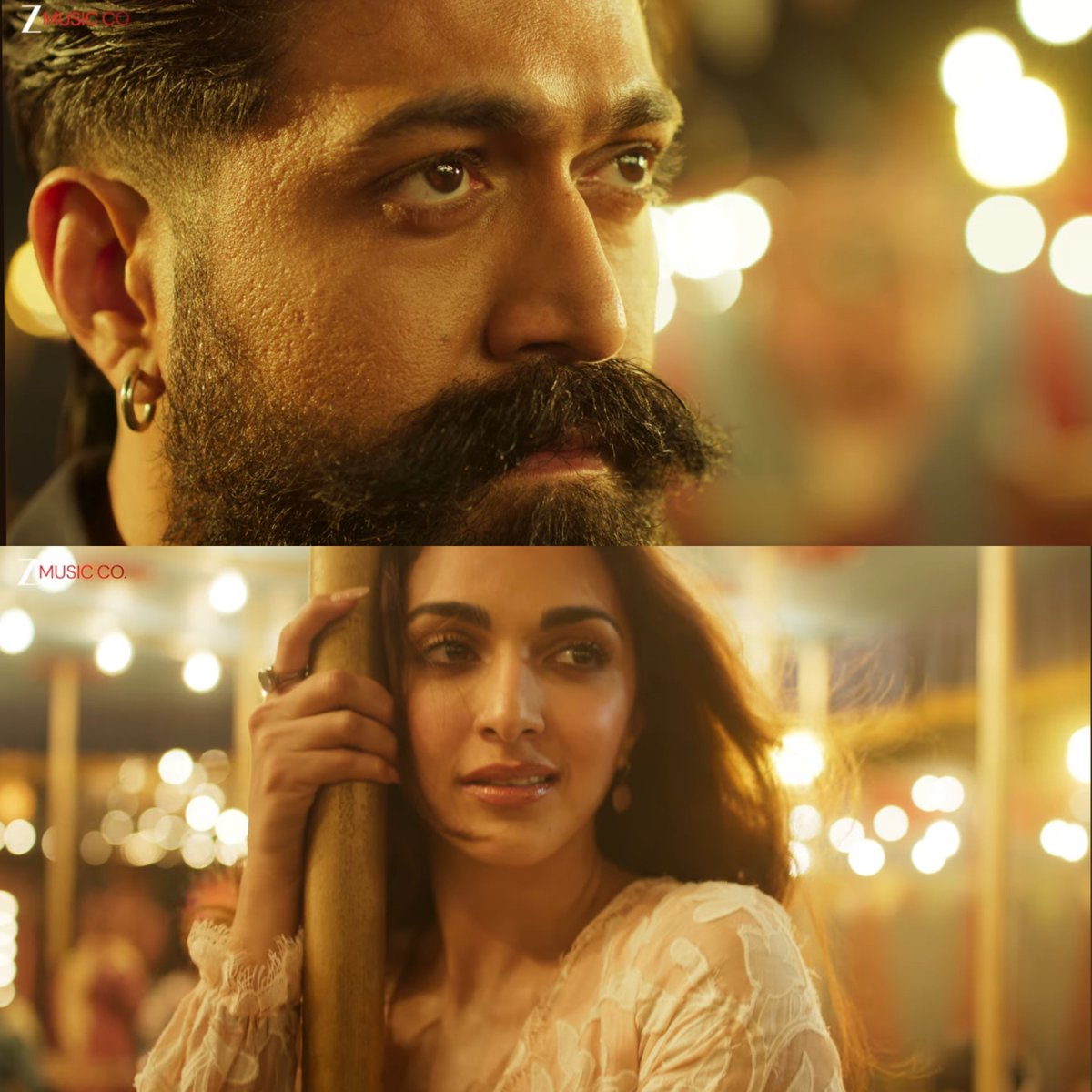 worshipVK's tweet photo. Toxic plot leaked in it's latest song taabhai 🚨

- Yash sees Kiara outside his hotel, he pins her against the wall
- Yash sees Kiara performing in a circus, he pins her and smooches her
- Yash is driving a car, he pins her against it and kisses her
- Yash goes to a fort, he sleeps with Kiara on its terrace
- Yash is in a meeting, he leaves it to pin Kiara against the wall
- It's raining outside, Yash pins Kiara inside the car
- Yash sees Kiara on a rock and roll ride, he pins her inside it

This is the kind of script we expect a woman to write 👏