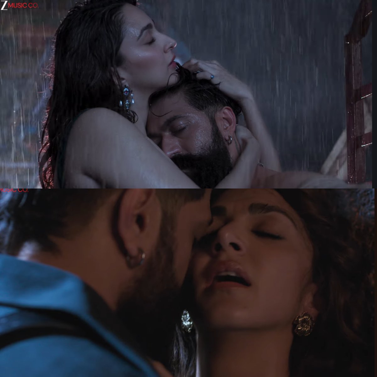 worshipVK's tweet photo. Toxic plot leaked in it's latest song taabhai 🚨

- Yash sees Kiara outside his hotel, he pins her against the wall
- Yash sees Kiara performing in a circus, he pins her and smooches her
- Yash is driving a car, he pins her against it and kisses her
- Yash goes to a fort, he sleeps with Kiara on its terrace
- Yash is in a meeting, he leaves it to pin Kiara against the wall
- It's raining outside, Yash pins Kiara inside the car
- Yash sees Kiara on a rock and roll ride, he pins her inside it

This is the kind of script we expect a woman to write 👏