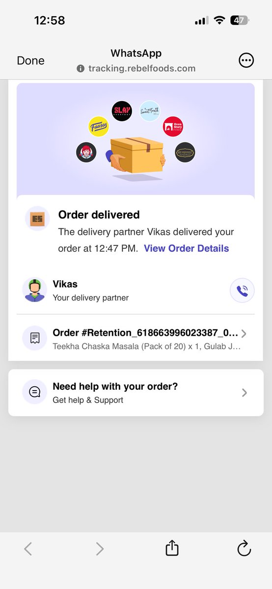 roflhellodon's tweet photo. @faasos What a shocking level of negligence, @faasos! You marked my order as delivered even though I never received it. No delivery partner called me, no OTP was requested, and yet the order was closed. After your false assurance that the issue was resolved, this is completely unacceptab https://t.co/is7PvEWcRU
