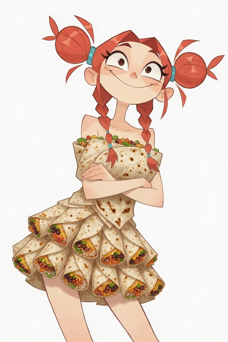 AmberRavelle's tweet photo. 🟢 SFW | Edible Fashion Week 🍕🌯
👗 Fashion Week | Post N°11

When the runway gets tasty...
#AiArtSociety #aiART #AiArtwork https://t.co/6pyaZKj37I