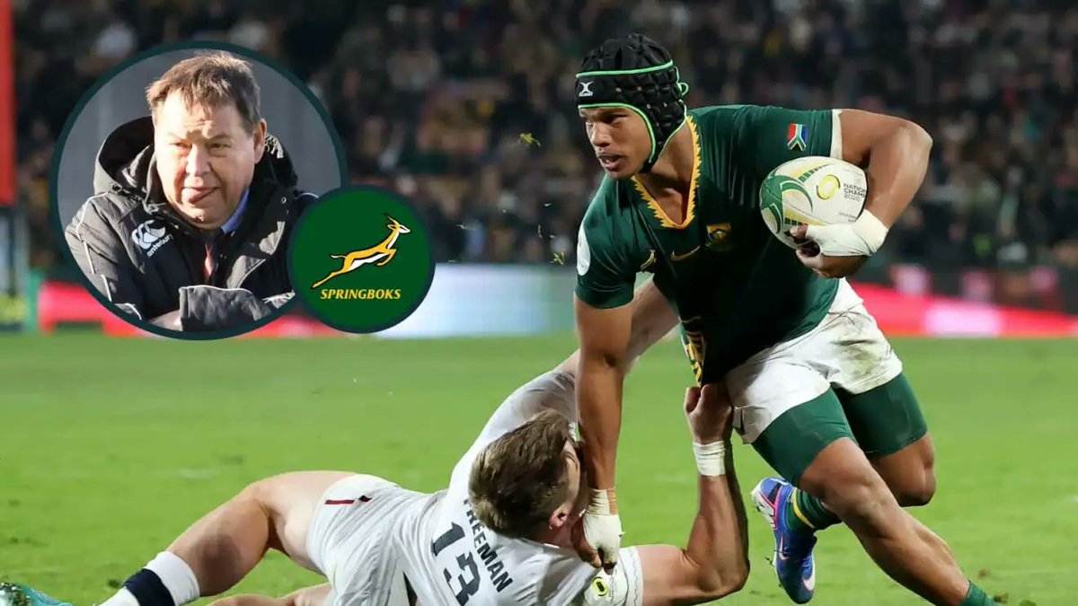 PlanetRugby's tweet photo. Sir Steve Hansen: Rassie Erasmus' Springboks are misleading everyone about how they want to play https://t.co/NRgWYTqiN6 https://t.co/4wtxtP3gph