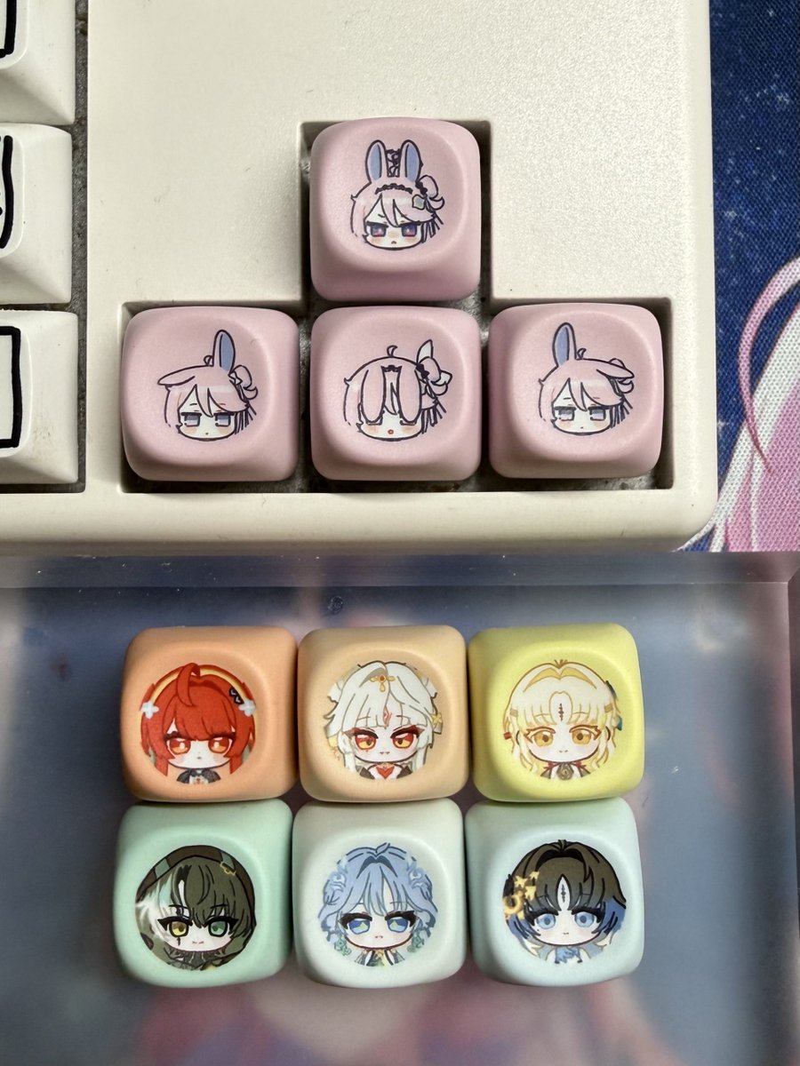 MJ_MIXCRAFT's tweet photo. 신상키캡들 샘플입니다!!!🥰 https://t.co/b3rrP2LbfK