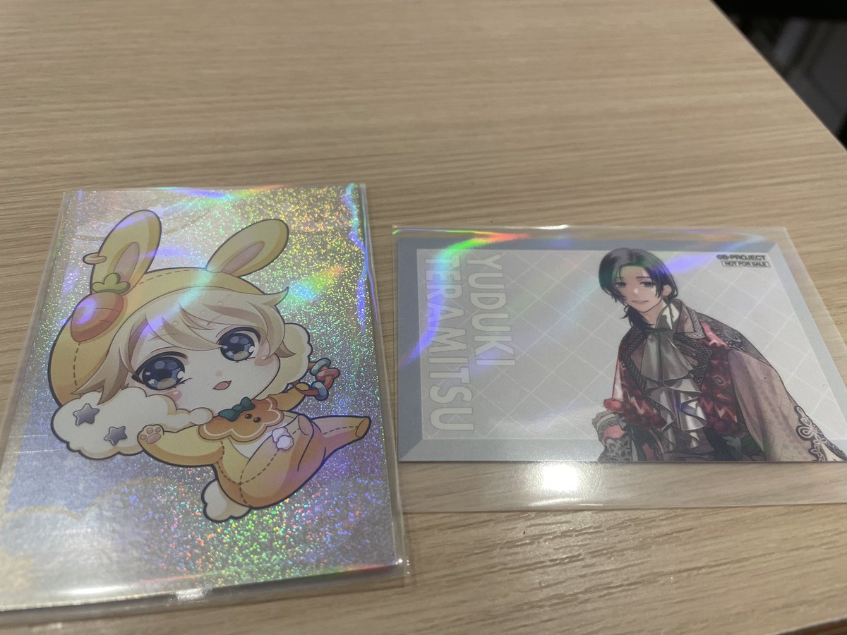 Vie_Thanks's tweet photo. 【交換】B-PROJECT Bプロ motto cafe ホログラムカード カードケース 特典

譲
阿修 増長 唯月 遙日

求
カードケース→是国 北門
特典→是国
ホログラムカード→野目(友人分)

本日池袋にて手渡し
明日池袋にて手渡し
お気軽にお声掛けください！！ https://t.co/pV0AXHAx3W