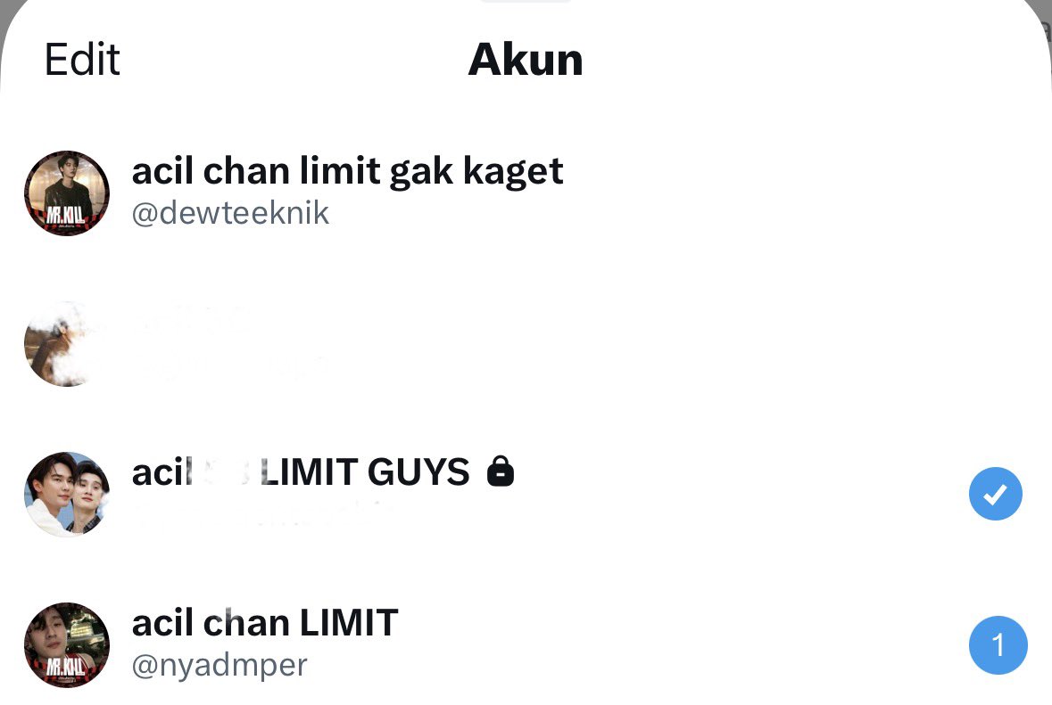 acil chan limit gak kaget tweet media