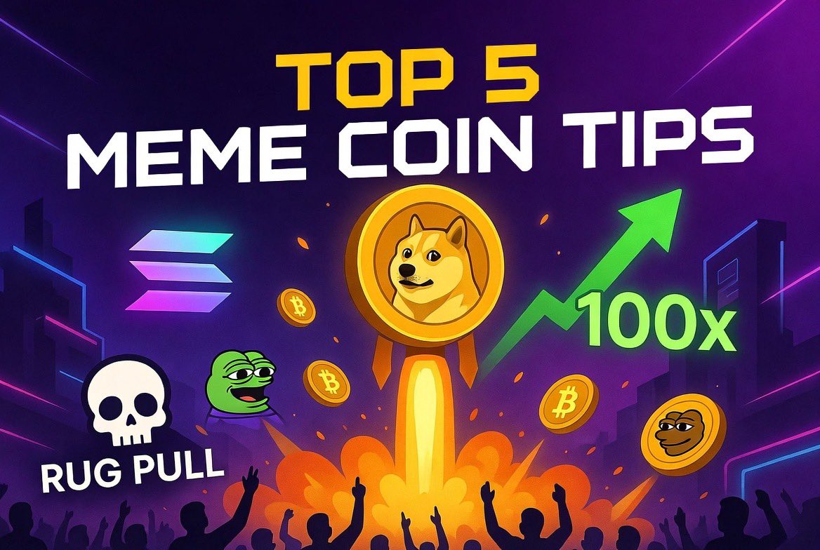 NPH_Coin's tweet photo. 🚨 $100 → $1M Overnight? But 99% Get Rugged! 🚨

Meme coins = hype casino. Top 5 tips for 2026 gems:

1.  Hunt early on DexScreener/Pump.fun (low MC, good liq)

2.  Real community > bots (X/TG memes & activity)

3.  Solid tokenomics (burned supply, locked LP)

4.  Viral momentum on X/Reddit + whale buys

5.  Risk 1-5%, take profits, DYOR
Not advice. 

Speed wins! What’s your biggest rug/win? 🔥
