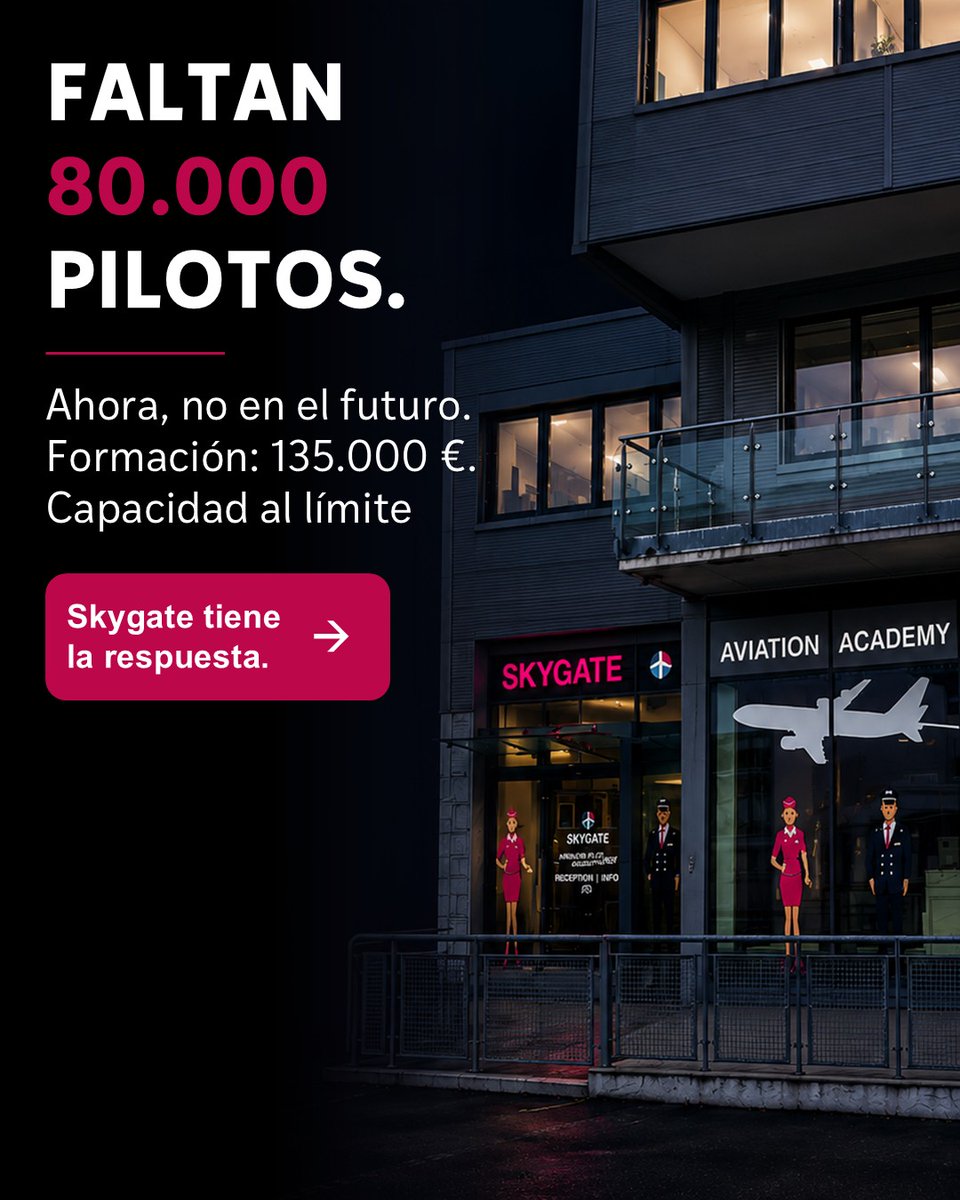 skygatetokenes's tweet photo. Convertirse en piloto sigue costando cerca de 135.000 €.

Las plazas de formación son limitadas.
La demanda sigue creciendo.

Una empresa austriaca puede ayudar a resolver este problema.

#aviacion #aviation #rwa #realworldassets #pilottraining #aviationtraining #utilitytoken https://t.co/y24saGhWDy