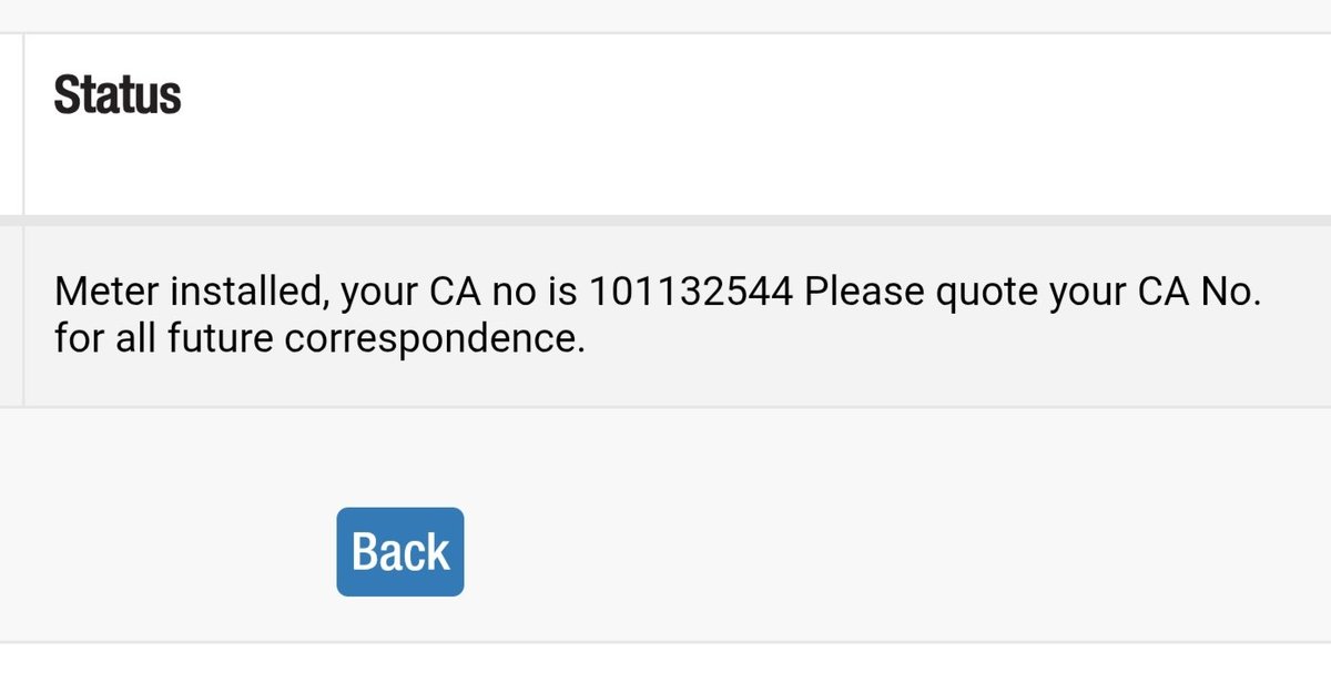 deepakyadav8m's tweet photo. CA No. 101132544: Email shows "Disconnected", but the BSES portal shows "Meter Installed". Kindly confirm the current status, PD date, and provide a written reply.
@bsesdelhi @BYPL_Official @CMODelhi @LtGovDelhi https://t.co/zxvGlPTmRw