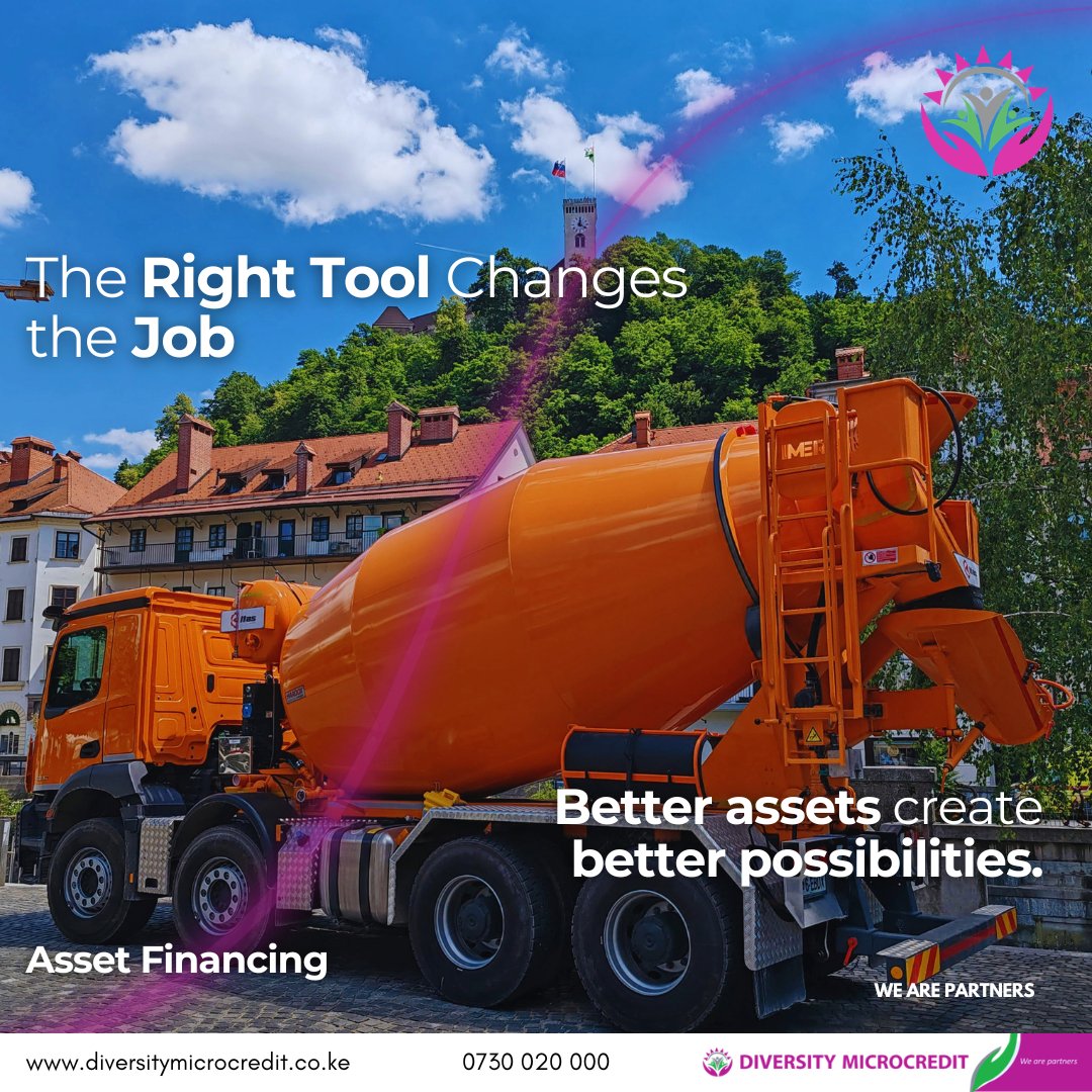 DiversityMC_KE's tweet photo. A carpenter with better equipment, a transport business with additional vehicle, or a workshop with improved machinery can achieve more in less time.

With Asset Financing, Diversity Microcredit helps businesses invest in the assets that support productivity and long-term growth. https://t.co/Fjyz3wawcW