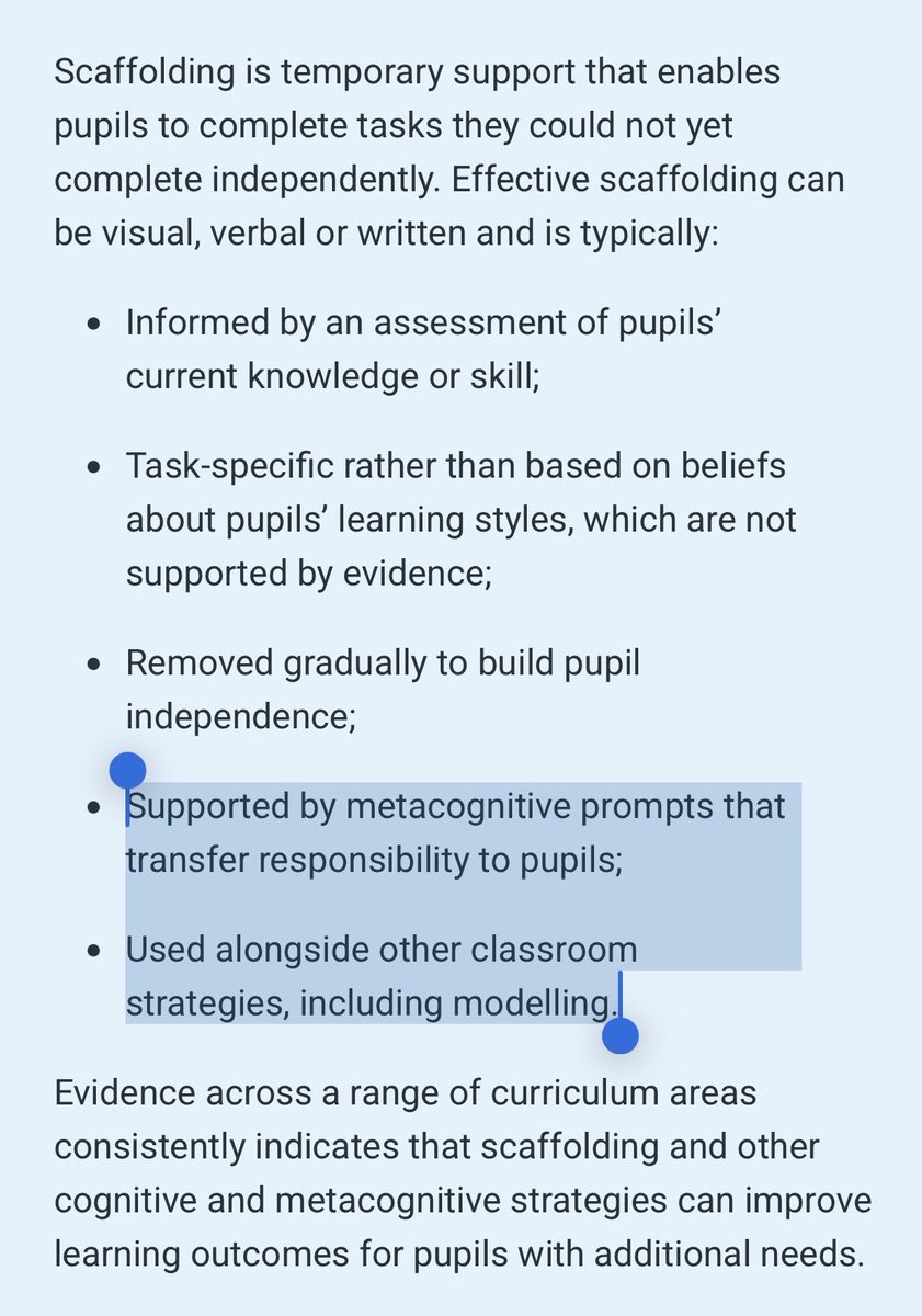 anoara_a's tweet photo. The new EEF Inclusion Guidance reminds us that inclusion starts with high-quality teaching for all.
It also highlights the importance of metacognition, helping pupils plan, monitor and evaluate their learning so every learner can thrive. #EEF #inclusion #metacognition #SEND https://t.co/kQYZuxACWa