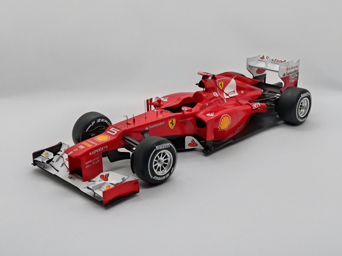 1/20 フジミ フェラーリ F2012 フジミ 1/20 フェラーリ F2012 完成です #F2012 #フジミ #フェラーリ #F1