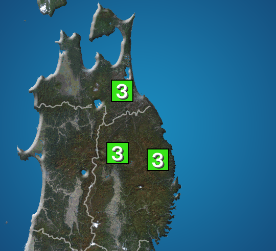 wni_jp's tweet photo. 【地震情報】
7月8日 16:35 震度3
【青森県】青森県三八上北【岩手県】岩手県沿岸北部　岩手県内陸北部
▶生放送で解説中 
https://t.co/DEFo4ysWgI

https://t.co/xJyQMt2LtS https://t.co/15cPbtAch9