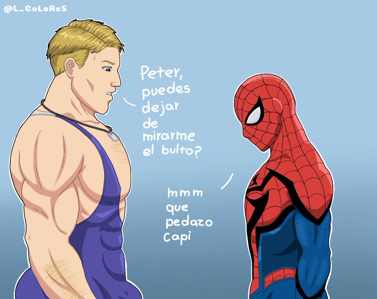 L_CoLoReS's tweet photo. Ya vieron la nueva skin del Cap en Marvel Rivals? Xdxd https://t.co/dWjV4bxtg1