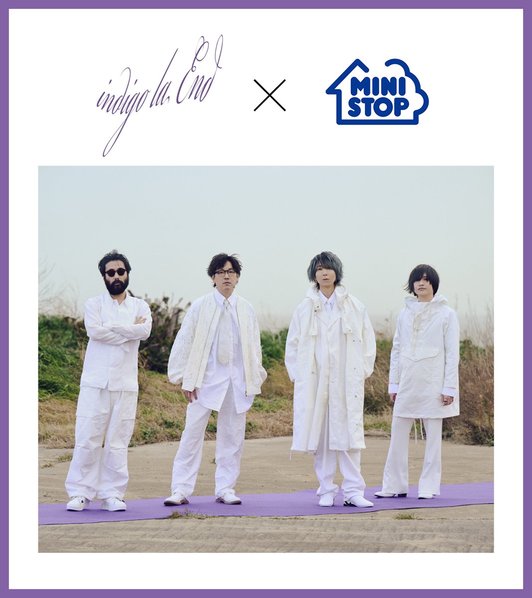 ministopfan's tweet photo. 明日からミニストップ店内で、
indigo la Endさんのスペシャルなコーナーが放送されます

第１弾は明日から7/20（月）までの期間限定放送なのでぜひ聞きに来てください
#ミニストップ　#ミニストップノンストップミュージック
#indigolaEnd https://t.co/9dLeuBDfxK