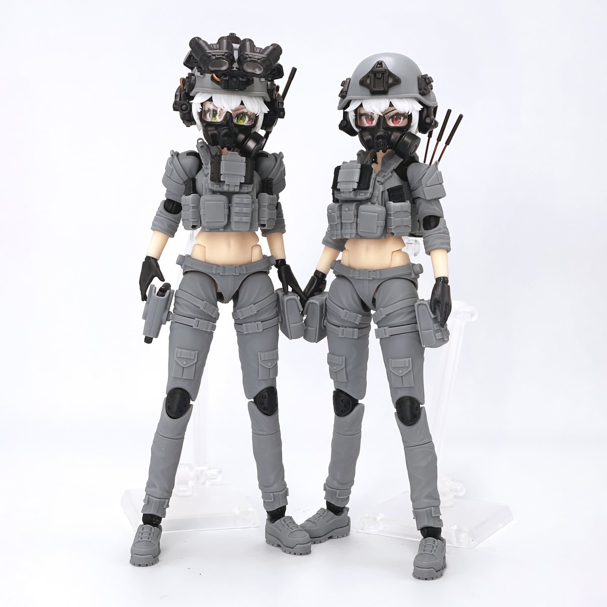 conscious8th's tweet photo. タクティカルアウトフィット開発中……
ガスマスクを追加……
Tactical Outfit – Work in Progress...
Gas mask added...
https://t.co/YurTlhc8Yv
#メガミデバイス #megamidevice #女神裝置
#バスタードール #busterdoll https://t.co/GT7Sz35ZKg