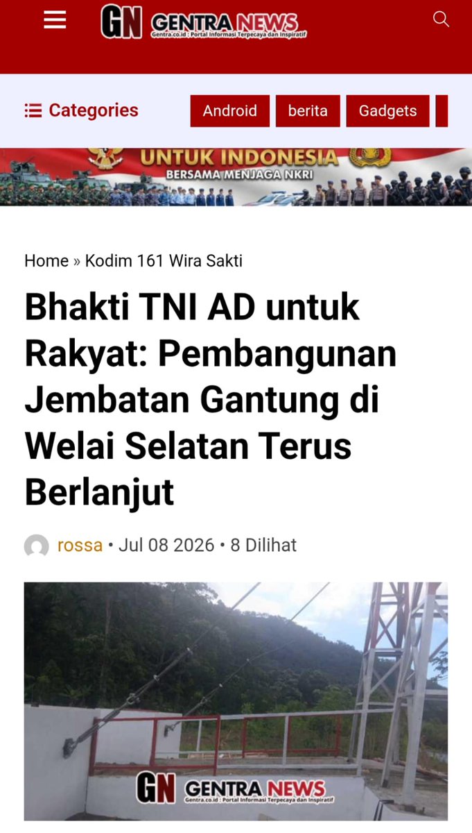 KArawatu16353's tweet photo. Semangat Sehati Sejiwa membuat Prajurit &amp; unsur bangsa berjalan beriringan tanpa putus.

Dimanapun Selalu Hadir https://t.co/yNcE0J2ZMQ
