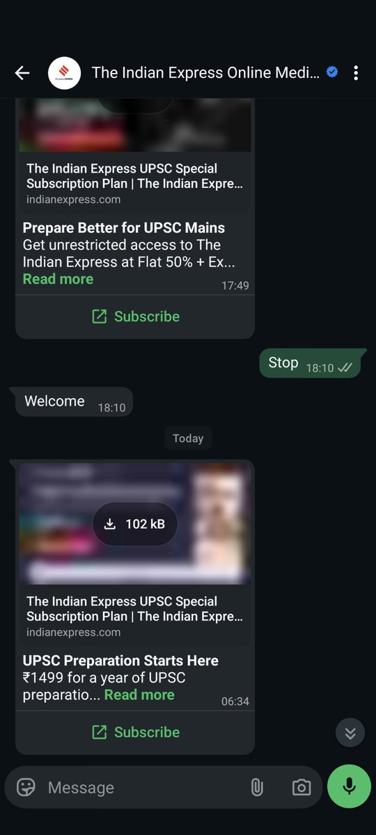 drunkcaveman's tweet photo. @IndianExpress pls understand, stop means stop https://t.co/B5obyPVyhS