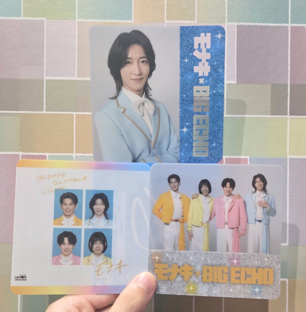 ビッグエコーでモナ活🎤💛🧡🩵🩷 お目当てのコースターは、 ジュニさん