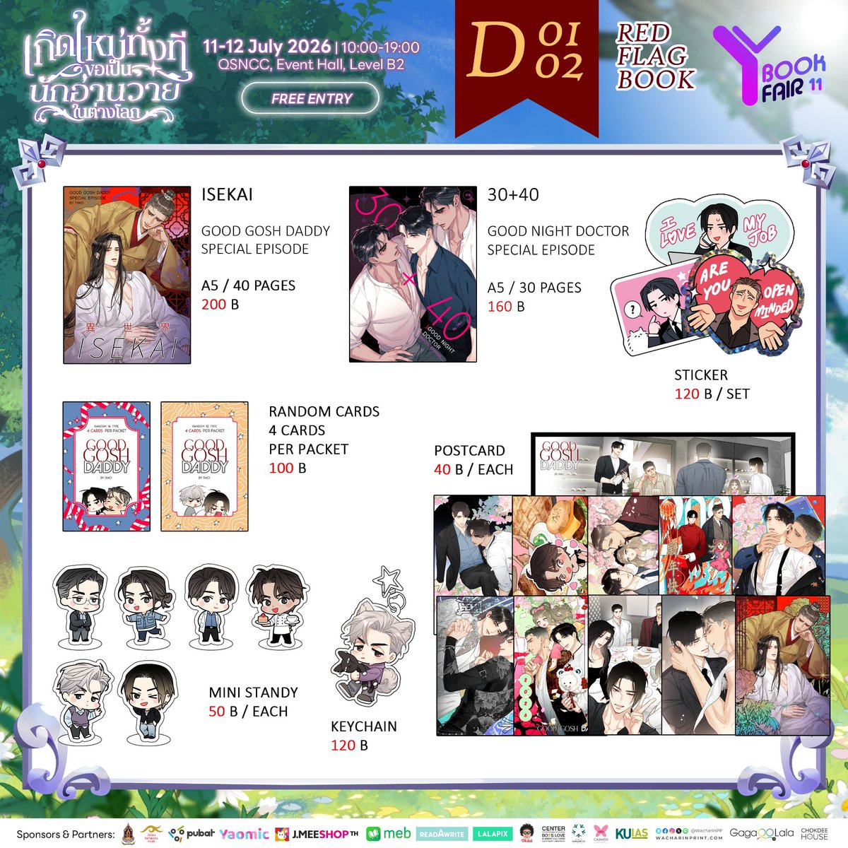 Vipadafai's tweet photo. เจอกันวันเสาร์อาทิตย์นี้ค่า😆 อยู่ทั้งสองวัน บูธ D01-02กับเพื่อนนะคะ #YBOOKFAIR11 https://t.co/mX5mKV1ecE
