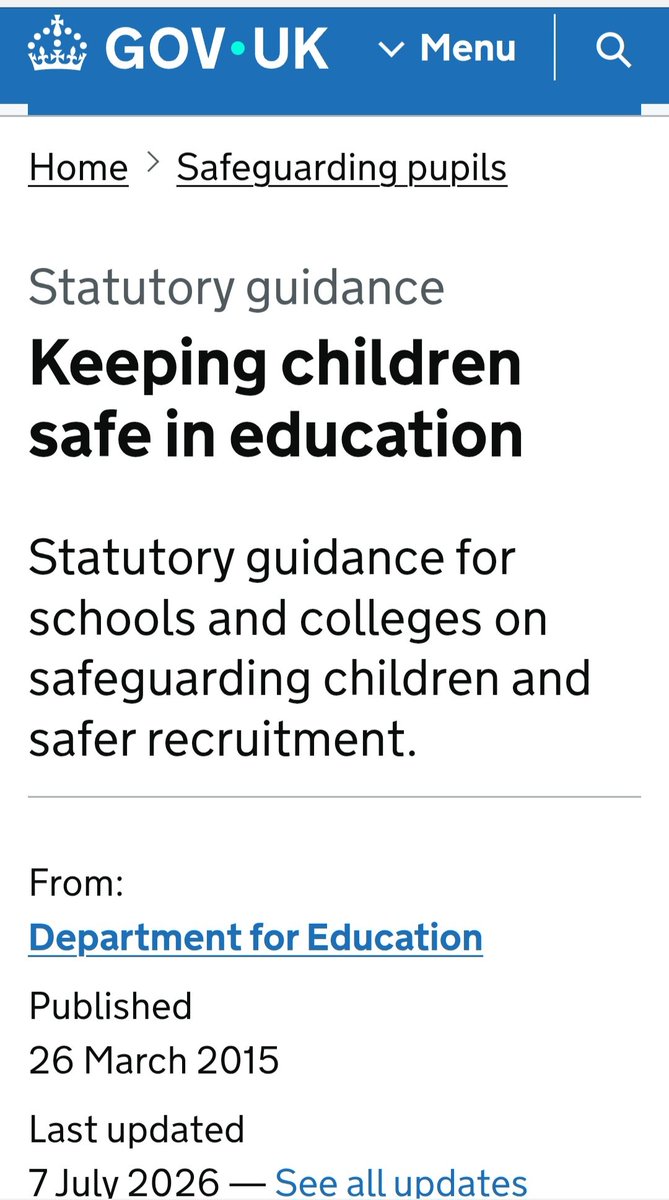 SportSEENuk's tweet photo. https://t.co/pGzxXRpveh
BREAKING. Statutory schools guidance will come into effect this September with loopholes to allow boys into girls sports. Social transition even in primary school. No safeguarding consideration for other children when a child is in stealth. 
1/
@dshensmith https://t.co/zBJ186a4iD