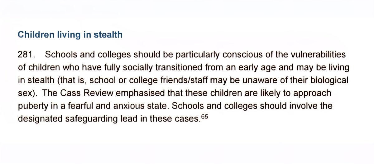 SportSEENuk's tweet photo. Safeguarding concerns are only for the child who is "living in stealth." 

What about for the other children? What about the girls who do not consent to undressing in a changing room or playing sport against a boy?
2/ https://t.co/zbOEiJiYPv