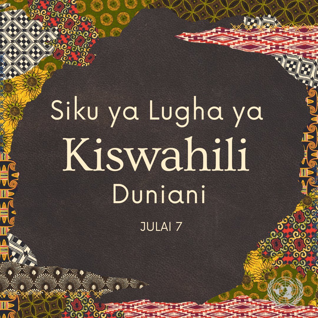 visitunon's tweet photo. Leo tunaadhimisha Siku ya Kiswahili Duniani.

Kiswahili ni zaidi ya lugha; ni daraja linalounganisha watu, tamaduni na mataifa. 

Kupitia Kiswahili, tunakuza ujumuishi, maelewano na mshikamano, huku tukihifadhi urithi wetu wa kitamaduni na kusherehekea utofauti unaotutajirisha. https://t.co/q5WkgcCd9N