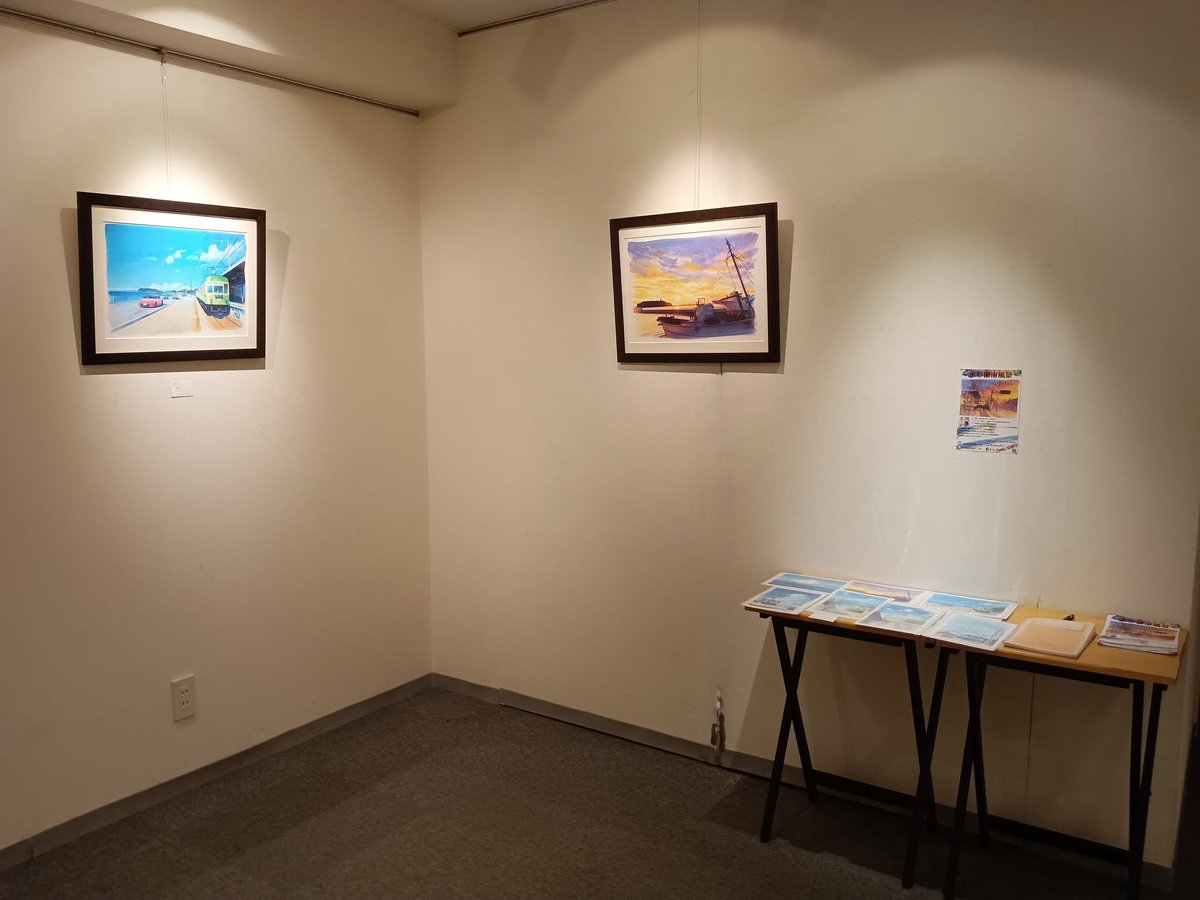 shonan211's tweet photo. 銀座ミレージャギャラリー
(@mireyagallery )

「うみそらだいち展」
2026.7.8(wed)〜13(mon)
11：00〜19：00(最終日17：00)

本日から開催中！自分も新作2点複製画の展示中です！横浜に行けない方は銀座でぜひ！ https://t.co/vkMzd0xoyB
