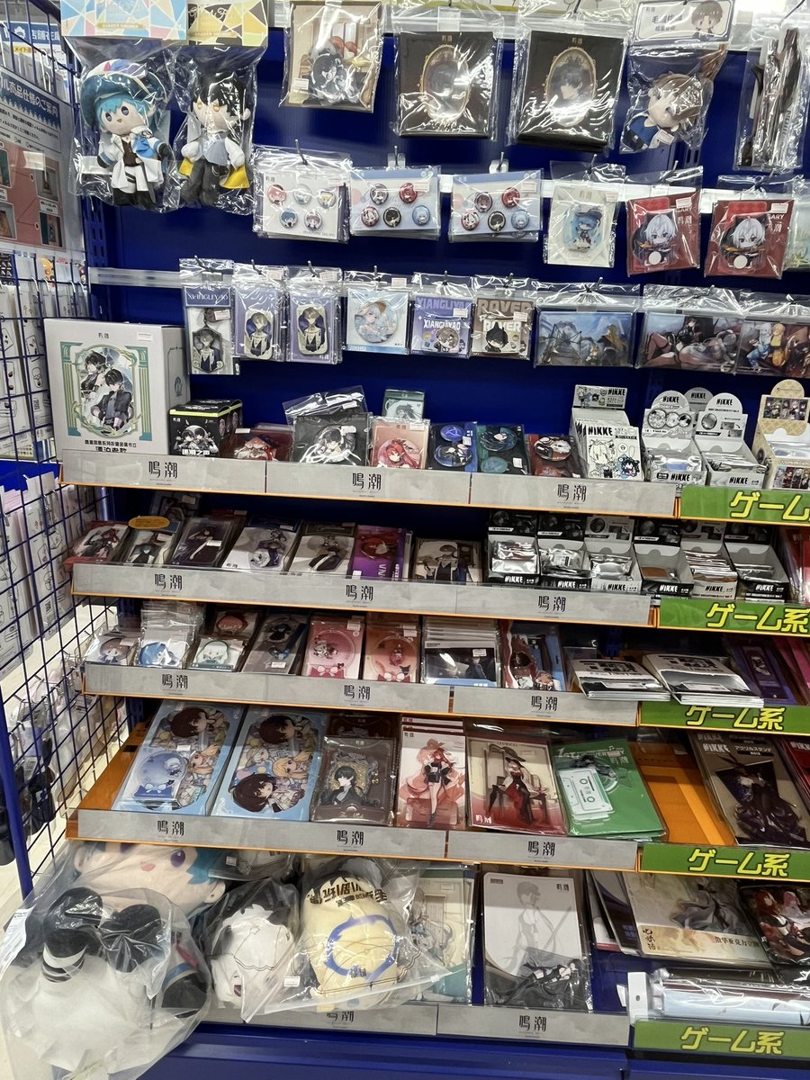 nmgm609's tweet photo. よく行くアニメイトも商品結構増えてきた
棚左上にある漂泊者×2はブックスタンドで、めっちゃ欲しかったけど金欠のため泣く泣くスルー(2000円が買えない状態でアニメイト行くな) https://t.co/KZnBwLofh0