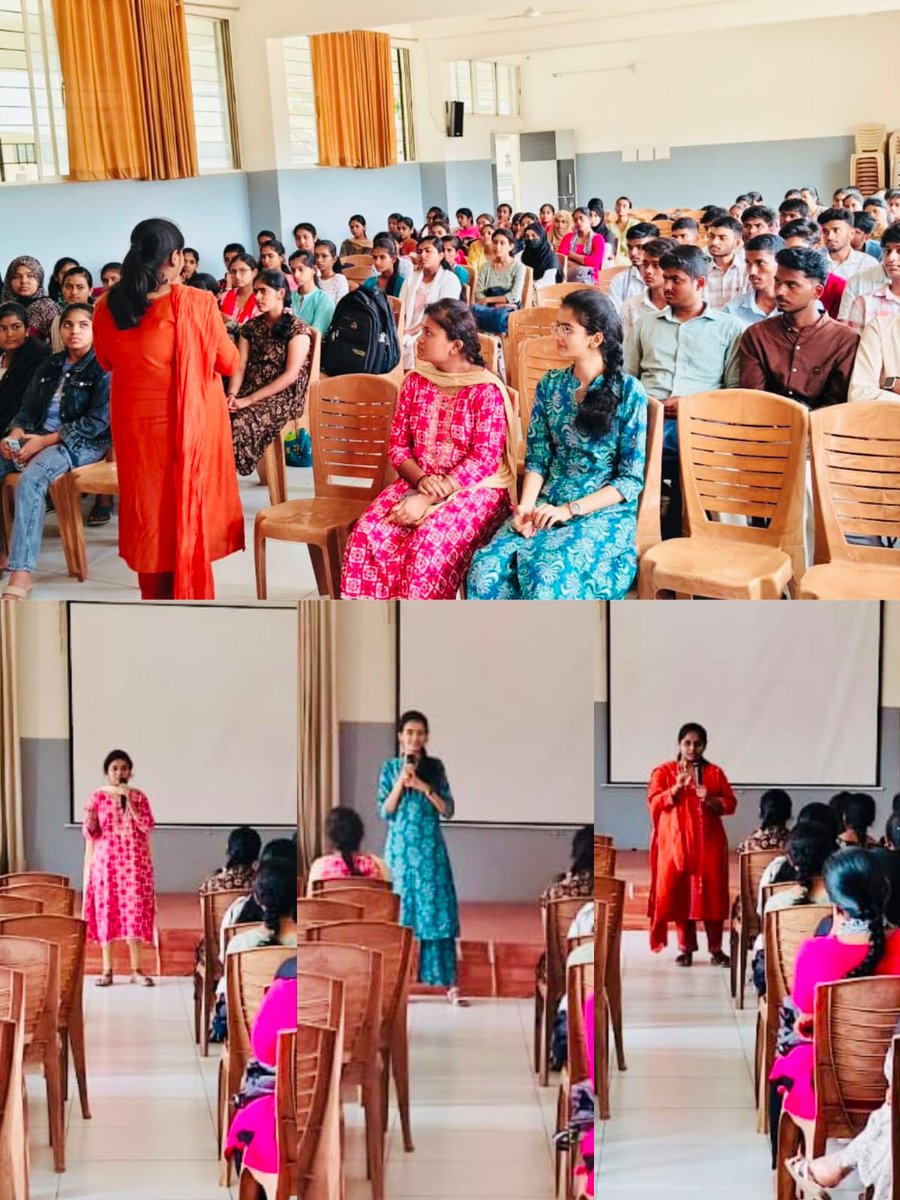 BcaGokak's tweet photo. BCA 1st Semester Orientation Programme – Day 2 | 7th July 2026

An inspiring session by our placed students and alumni, sharing their experiences, placement journey, and career insights with the 9th Batch. https://t.co/jxSFT1DfkM