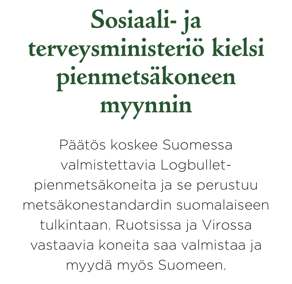 Jrvinen_J's tweet photo. Logbullet meinasi olla Uusi Nokia, joten tietenkin sen käyttö täytyy kieltää. 

STM:n ulinasta päätellen kriisitietoisuus valtion taloudesta ja maan työttömyydestä ei ole vielä kunnolla saavuttanut rälssin ylimpiä kerroksia.

Ehkä valmistajalta puuttuu suora yhteys kokoomuksen johtamaan ministeriöön. Ilman riittävää vaalirahoitusta ei voi luottaa siihen että kokoomus olisi Pro Business puolue. Vaaliraha auttaa muistamaan.