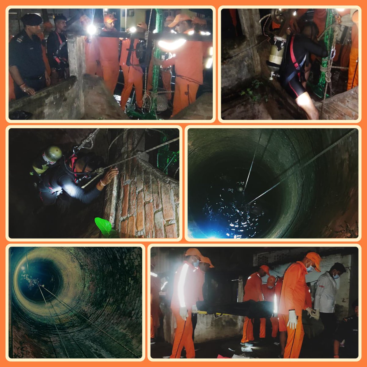 11NDRF's tweet photo. #11NDRF
🌙 Despite the darkness and life-threatening conditions, #11NDRF recovered the body of a victim from a 70-foot-deep abandoned well.
📍 Ishwarganj, Jaitpura, Varanasi (U.P.)
🇮🇳 Serving with courage, commitment &amp; dedication.
#NDRF4U #BeSafe
@NDRFHQ
@ManojKu21690089 https://t.co/PodrScVqwC