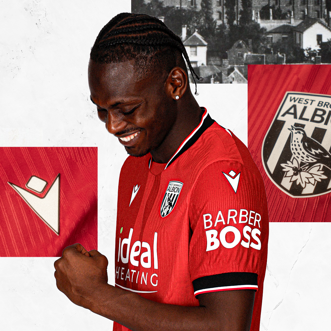WBA's tweet photo. The Albion, rocking red. ❤️