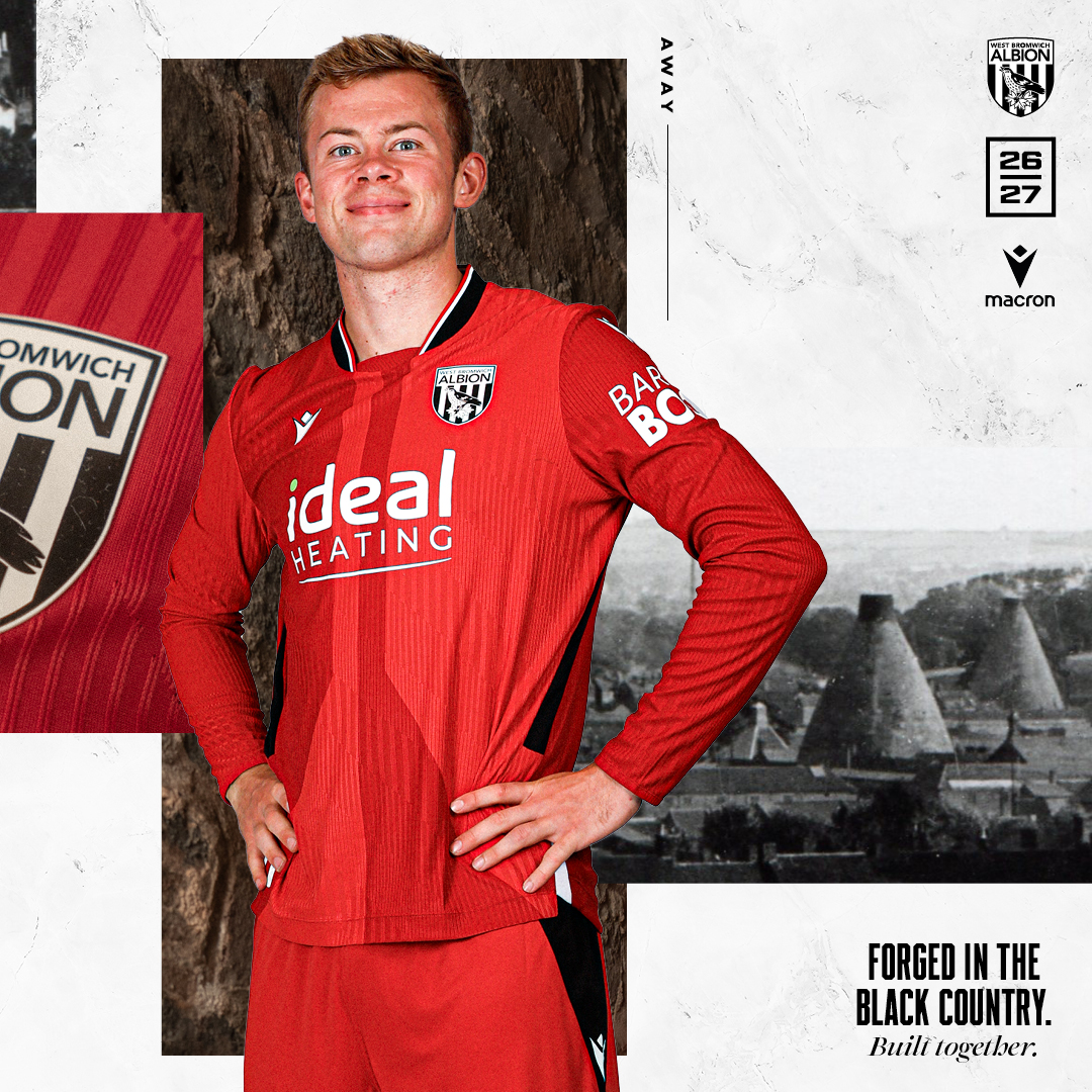 WBA's tweet photo. The Albion, rocking red. ❤️
