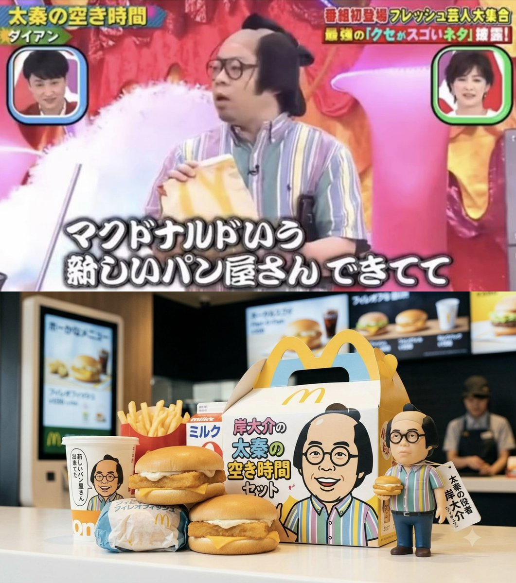 DAI_JARU's tweet photo. 岸大介のハッピーセットをずっと待ってる。 https://t.co/5XL7V5Luj4