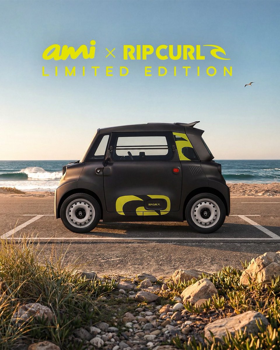 citroen_mar's tweet photo. Sörf tahtalarının arkasında yazın en havalı sürprizi var! 😎 Kaydırıp öğrenmeye hazır mısınız? 🌊

#YeniAmiRipCurl #Citroën https://t.co/qg9ejKeZA1