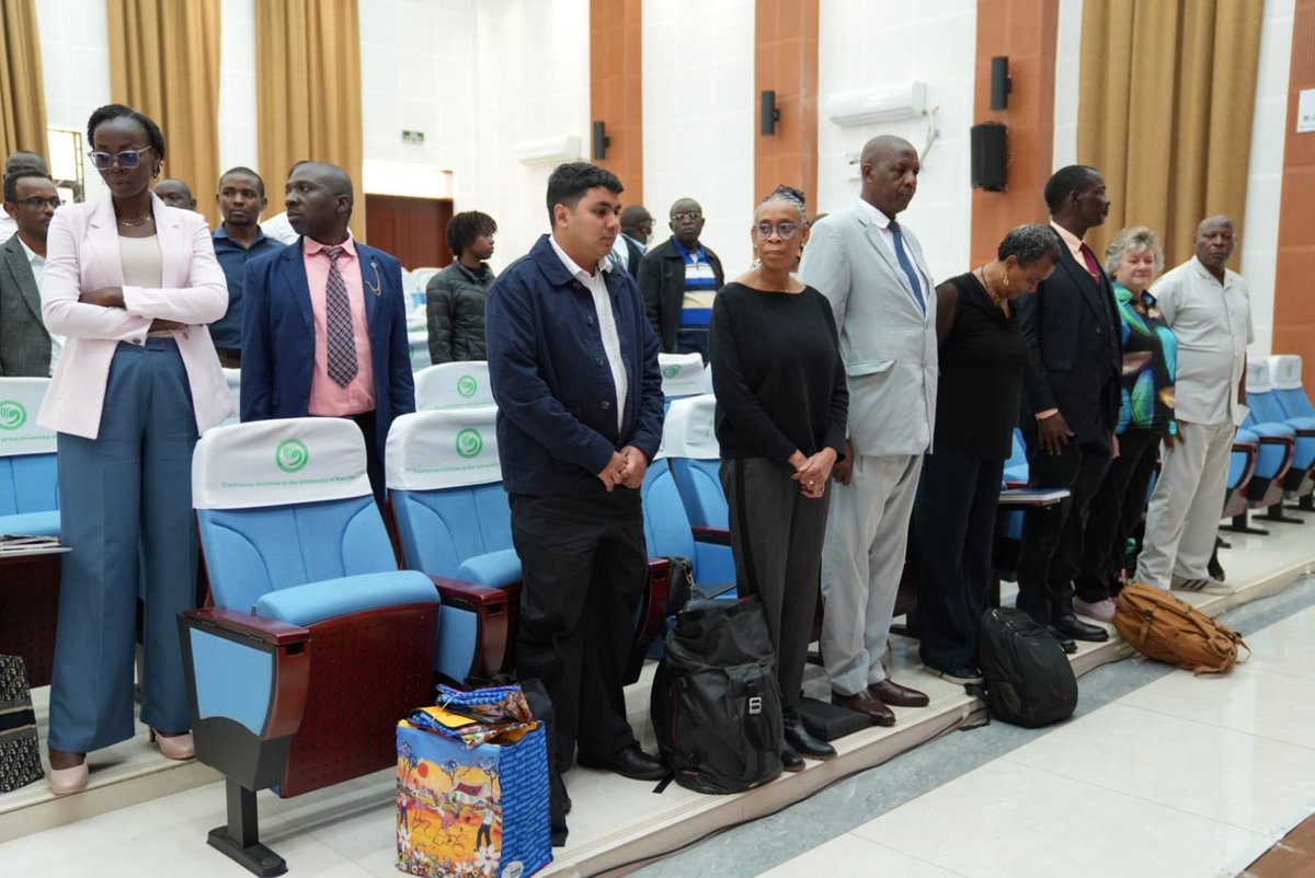 uonbi's tweet photo. The 5th International Conference on Developing Mathematical and Statistical Resilience has officially commenced today at the Confucius  Institute University of Nairobi! Bringing together researchers, educators, policymakers, and students from across the globe to explore innovative solutions under the theme: "Opportunities and Challenges of Developing Sustainable Mathematical and Statistical Resilience." Here's to three days of knowledge sharing, collaboration, and impactful discussions. 
 #UoN #MathematicalResilience