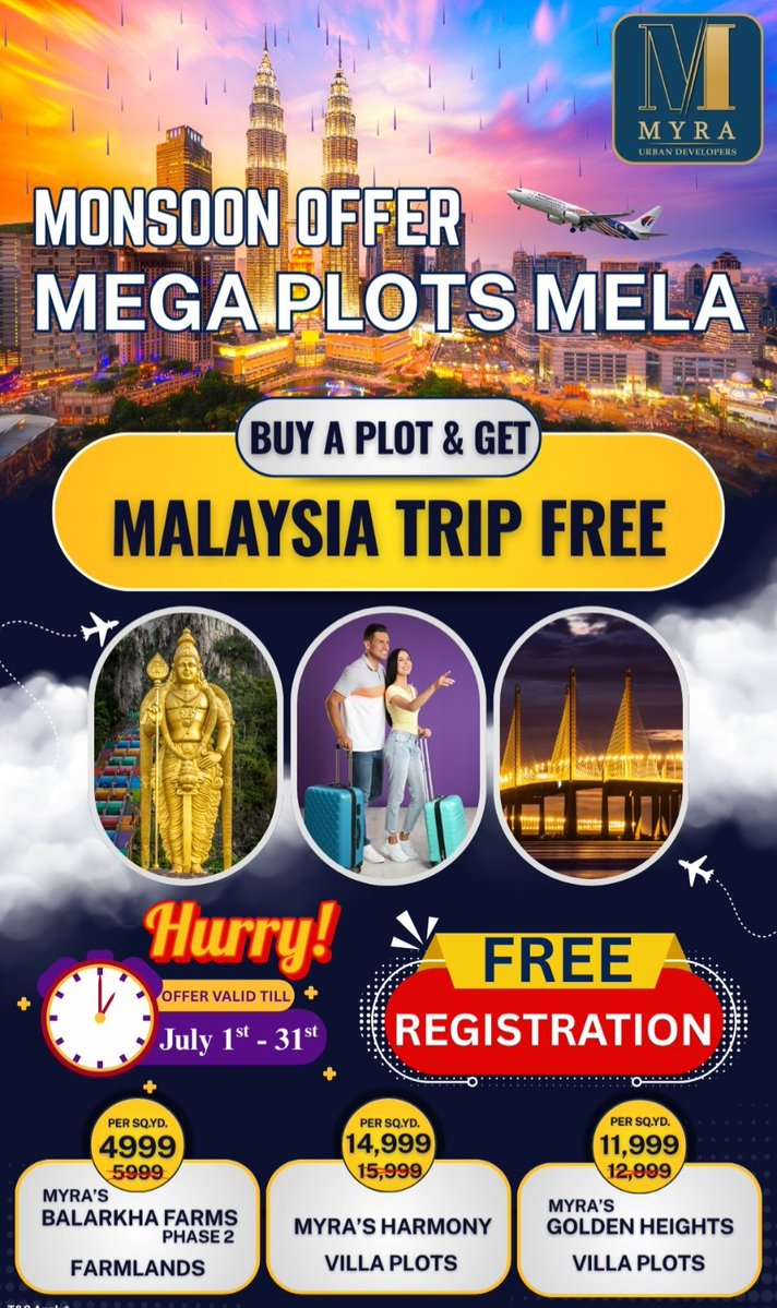 Raghu14343's tweet photo. 🏡 Own your dream villa plot at Kamadanam!
🎁 Limited-Time Offer: Book your villa plot &amp; get a FREE Malaysia Trip for a Couple! ✈️🇲🇾
✅ Premium Location
✅ Great Investment Potential
✅ Ideal for Your Dream Home
📩 DM now to book your site visit.
#Kamadanam #VillaPlots #DTCPPlots https://t.co/rNtupLKfhS