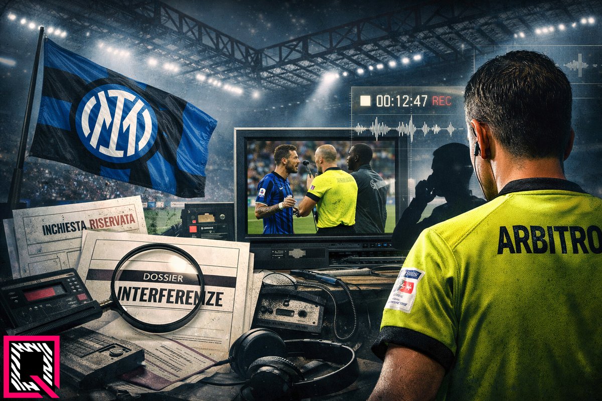 QuotidianoBN's tweet photo. 📰 Il nostro inviato @Alessan61939870 ha intervistato un noto penalista cassazionista per fare chiarezza sul nuovo capitolo dell’inchiesta #Interopoli.
[🔗 Articolo 1° commento]

📌 L’avvocato, di fama nazionale, ha analizzato le ultime mosse della Procura di Milano e la riattivazione delle intercettazioni che riaprono scenari pesanti sul sistema arbitrale e sui rapporti tra Inter e FIGC.

⚖️ Secondo il penalista, la formulazione dell’ipotesi di reato — frode sportiva in concorso — segna un salto di livello nelle indagini. Anche se nessun dirigente nerazzurro risulta formalmente indagato, l’atto parla di un reato commesso “con esponenti della società sportiva Inter”.

📞 La riattivazione delle intercettazioni per tre mesi è la mossa che certifica la gravità del momento: non si tratta più di analizzare il passato, ma di ascoltare in tempo reale. Segno che la Procura ritiene il sistema ancora attivo.

🏛️ Il coinvolgimento del presidente FIGC Gabriele Gravina sposta la vicenda dal piano arbitrale a quello politico-istituzionale del calcio. I PM parlano di “rapporti preferenziali” che avrebbero creato una corsia privilegiata tra club e Federazione.

📅 Le tempistiche rivelano un nodo cruciale: le intercettazioni risalgono ai giorni caldi di aprile, quando si decideva Torino–Inter. Rocchi avrebbe blindato la designazione di Mariani nonostante le pressioni del club, elemento che i PM leggono come “previo concerto”.

🔍 L’avvocato spiega che i prossimi tre mesi di ascolti serviranno a capire se si tratta di episodi isolati o di una struttura organizzata e stabile, preludio all’eventuale contestazione di associazione a delinquere.

⚠️ In sintesi, la Procura ha disegnato la mappa di un sistema verticale — club, arbitri, federazione — e usa la frode in concorso come grimaldello per scavare più a fondo.
