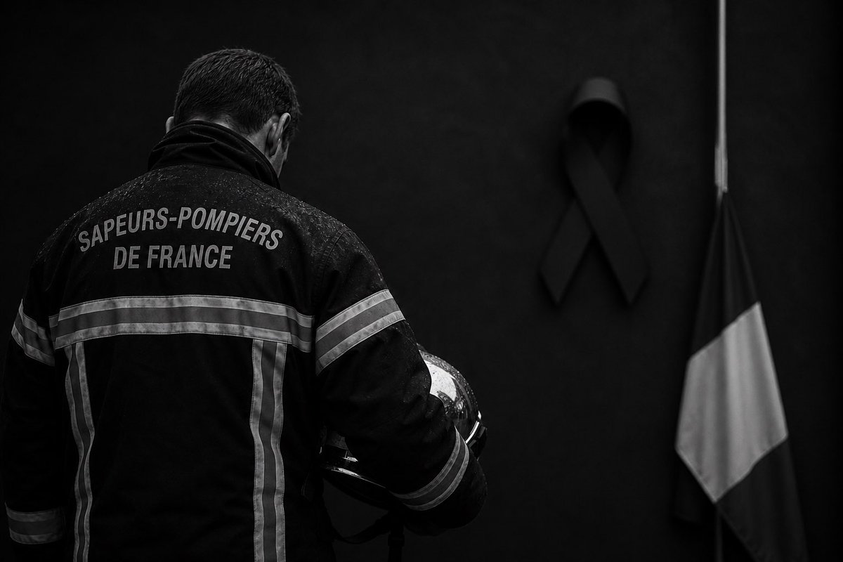 unsa_pompiers's tweet photo. ⚫️L’@unsa_pompiers exprime sa profonde émotion après le décès tragique d’un sapeur-pompier du #SDIS73 survenu ce matin en intervention alors qu’il combattait depuis une partie de la nuit un feu de forêt en Savoie.

#SécuritéCivile #pompiers #Hommage #Deuil #UNSA https://t.co/mlHPHWKNOB