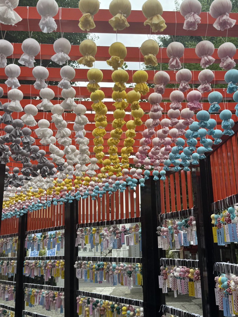 jimmy_igarashi's tweet photo. ☮️田無神社の夏の御守りを頂きやした。てるてる坊主短冊がいっぱいの写真とともに👩‍🦲🎋（笑）お心遣いどうもありがとうございやす🙏

🏥今日で33回の☢️放射線治療が終了💦と同時に新しい化学療法がスタート🧪💸💦あんまり食欲無いけどだいぶ暑くなってきたんで体力落とさないようにしないとなぁ〜💪😖💨 https://t.co/eOgJWEjbEM
