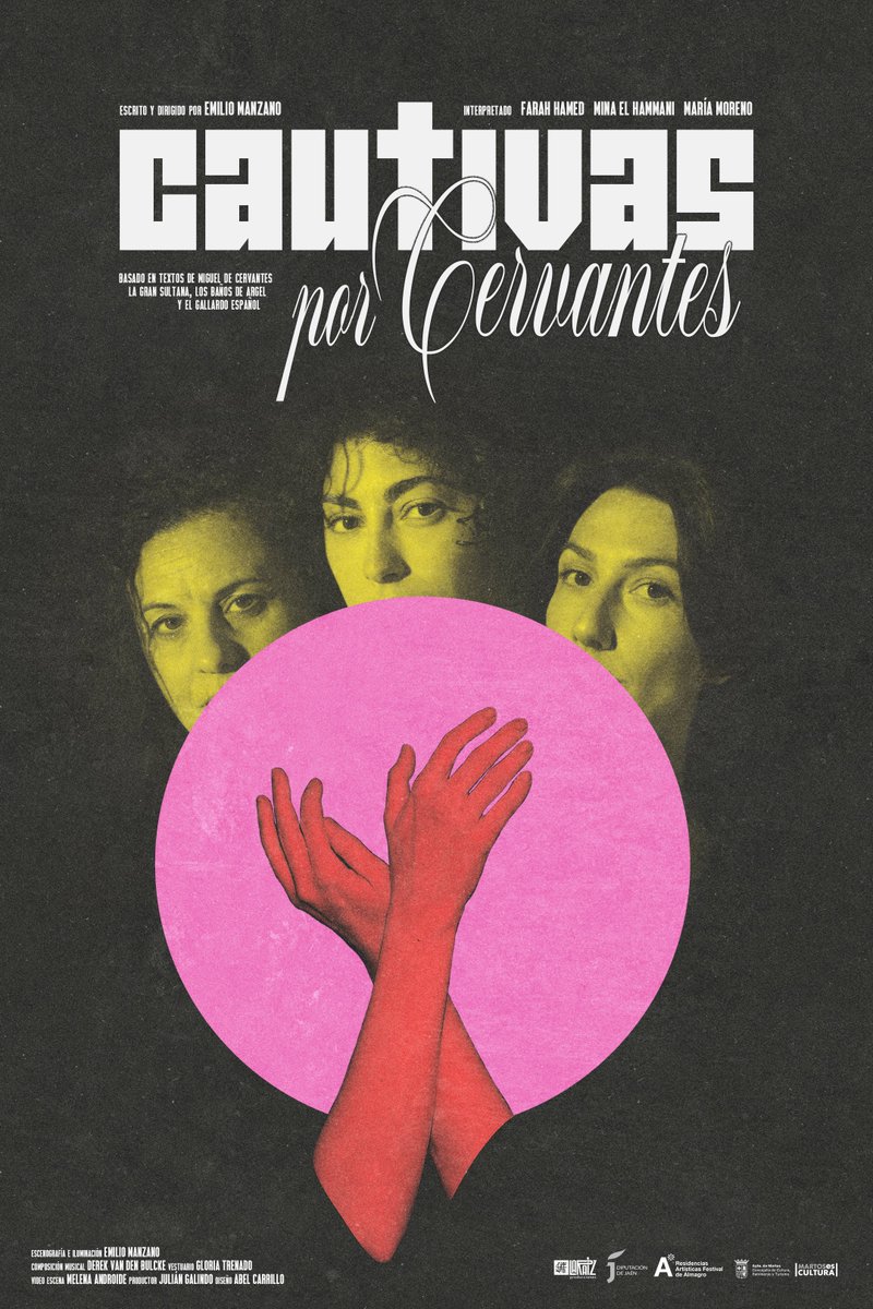 TEATROMADRID's tweet photo. El autor andaluz Emilio Manzano presentará la primera de sus obras que llegará al Festival Internacional de Teatro Clásico de Almagro el 10 de julio. Fruto de una residencia artística otorgada por el mismo festival el pasado año, CAUTIVAS POR CERVANTES vivirá su estreno absoluto en el Teatro Municipal. Este montaje se enmarca en la temática de la esclavitud que impregna varias de las obras que participarán en esta edición de Almagro y constituye una oportunidad única de acercarse al universo cervantino. La propuesta, de gran potencia visual, ahonda en el concepto de cautiverio desde una perspectiva actual partiendo del Cervantes más humanista y la figura de la mujer. Para lograrlo, Manzano se sirve de tres de sus textos: La gran sultana, El gallardo español y Los baños de Argel. Es una propuesta para todos los públicos y las entradas ya están a la venta.
La puesta en escena combina fragmentos de estas obras con nuevos materiales poéticos y reflexiones del propio Manzano en una propuesta visual que conecta la memoria histórica con las inquietudes del presente. Además de las nuevas formas de cautiverio que vivimos hoy, el montaje explora temas como el poder, la identidad, la marginalidad y la alteridad, conectando los textos cervantinos con problemáticas actuales. Inspirándose en la propia experiencia de cautiverio de Cervantes, integra fragmentos del autor con nuevos materiales poéticos y con una perspectiva escénica interdisciplinar que acerca la tradición clásica al arte del siglo XXI.
Cautivas por Cervantes pone sobre las tablas a las mujeres de las tres obras citadas en un auténtico ejercicio de conexión entre la memoria histórica y las inquietudes del mundo actual. Tres actrices serán las encargadas de trasladar todo esto al escenario: Farah Hamed, Mina El Hammani y María Moreno, con amplia trayectoria en teatro, cine y televisión.
https://t.co/wwp3rjKg2x