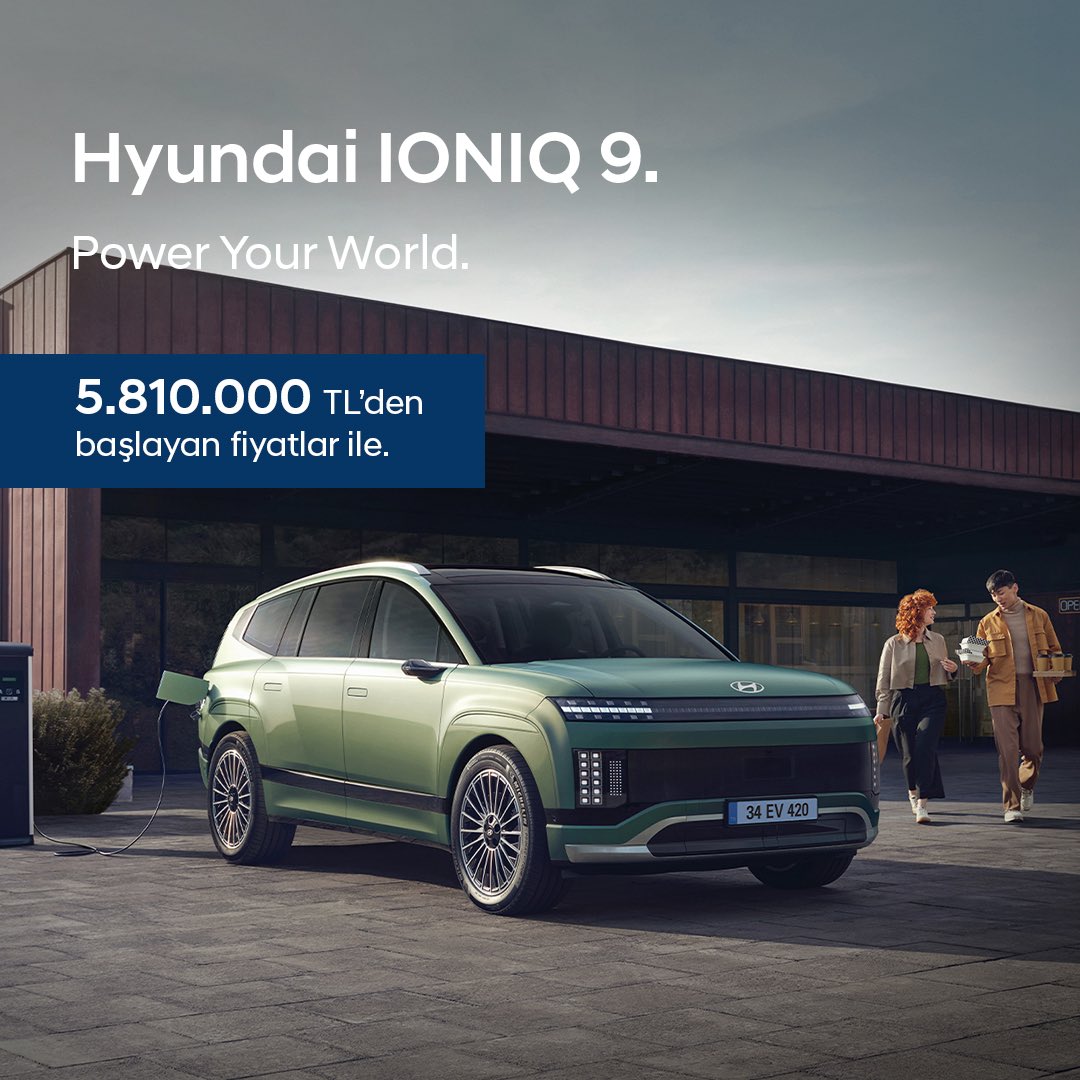 HyundaiMar's tweet photo. Hyundai IONIQ 9, temmuz ayına özel; 5.810.000 TL’den başlayan fiyatlarla, Hyundai Mar’da sizi bekliyor.

Detaylı bilgi için👇

📞 0 (216) 311 20 18
💻 https://t.co/wEhUPZTMhw

#MarGrup #HyundaiMar #Hyundai #HyundaiIONIQ9 #IONIQ9 https://t.co/D2m3CbCuVR