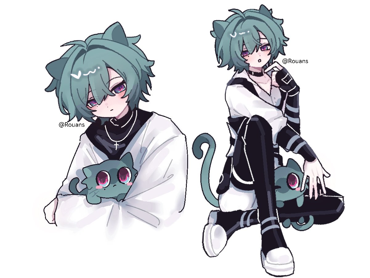 ln1563049771429's tweet photo. What if Lohen is a kitten? I think kittens are adorable too.☕

#Lohen 
#ローエン 
#洛恩 
#原神
#GenshinImpact https://t.co/7k8m1fQWn7