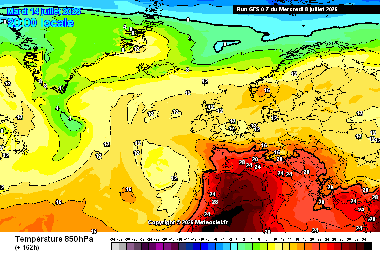 alexmegapc's tweet photo. Molta atenció!!! Amb el possible escenari de la setmana vinent, la posició de la DANA al SW peninsular ens enviarà aire torrador i calentet  delnord d'Àfrica damunt nostre, observeu que models com GFS ens posen la ISO de 30 graus damunt nostre a 850 hPa (uns 1500m), una autèntica bogeria!! de cara dimarts/dimecres, esperem que rebaixi la pistonada, perquè tenim el territori completament rostit. #meteo
