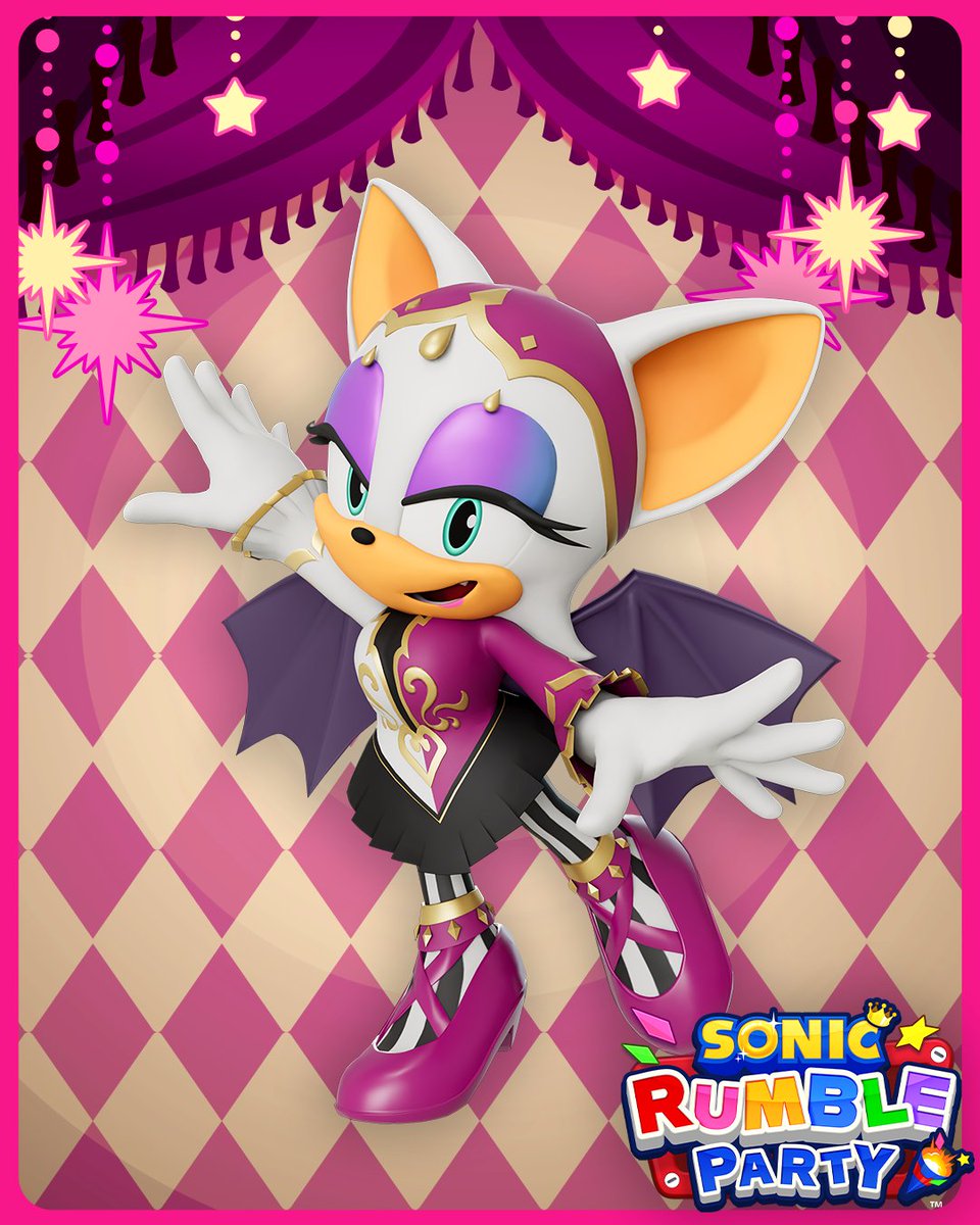 Sonic_Rumble's tweet photo. Acrobat Rouge takes to the air in her new look!
Gaze upon her precise yet dynamic flight!✨
Witness her gravity-defying special tricks in Rumble! https://t.co/rMO60qOfU4